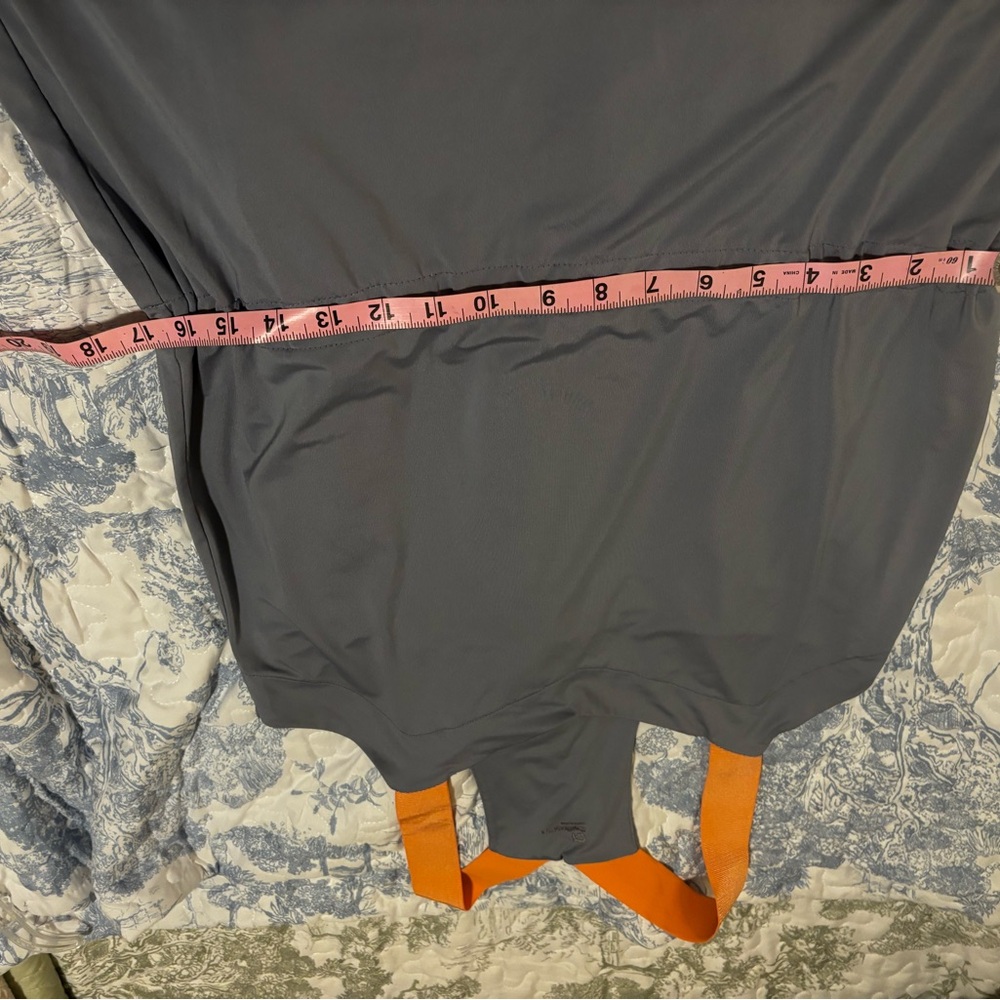 Gap Body Fit sz S Gray Dress with peach Straps - Picture 14 of 15